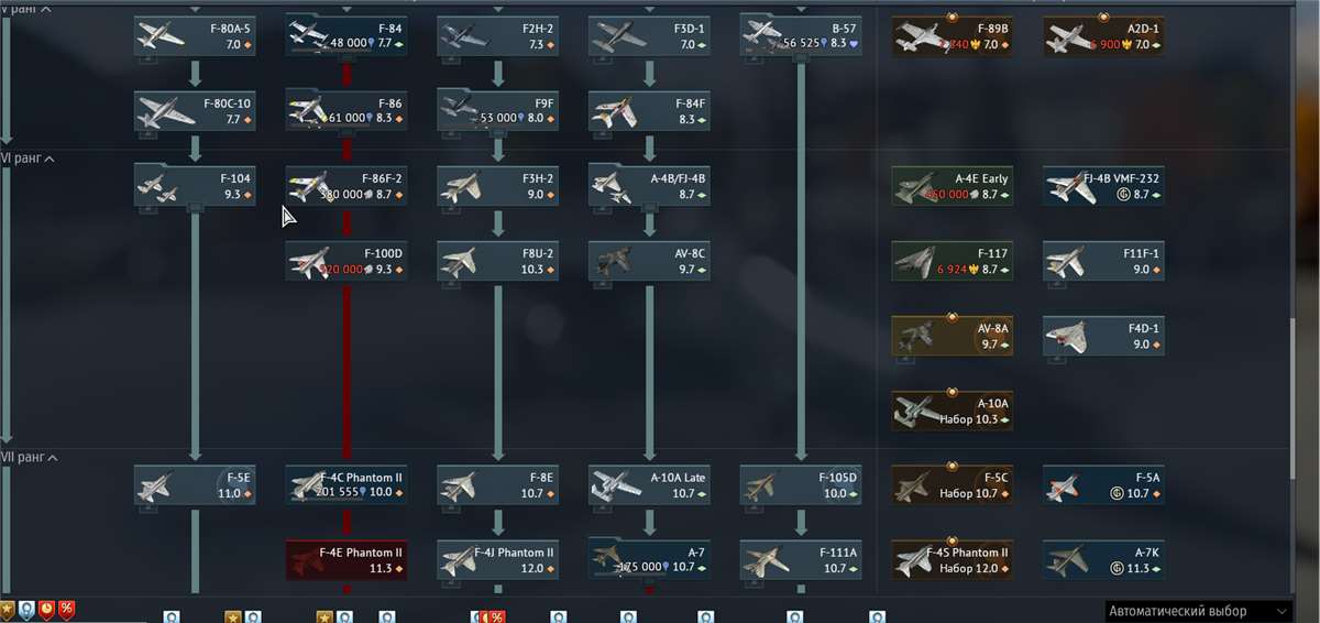 продажа аккаунта к игре War Thunder